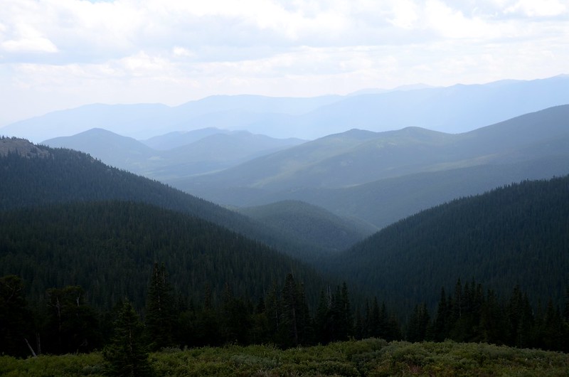 Looking south at mountains from Tanglewood Trail near 11,800 ft (3)