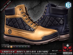 = REBELLION = "FRONTIER" BOOTS (DELUXE EDITION)