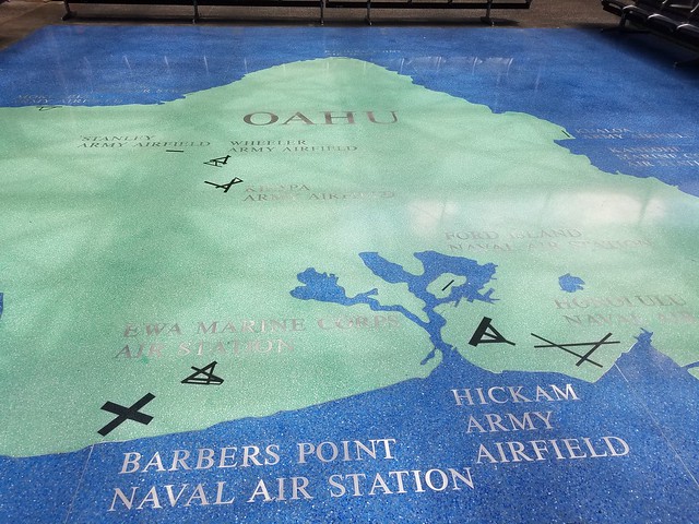 Floor map of Oahu Island