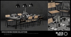BLACK NEST | Kova Dining Room Collection | Uber