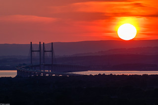 Sunset Over the Second Severn Crossing