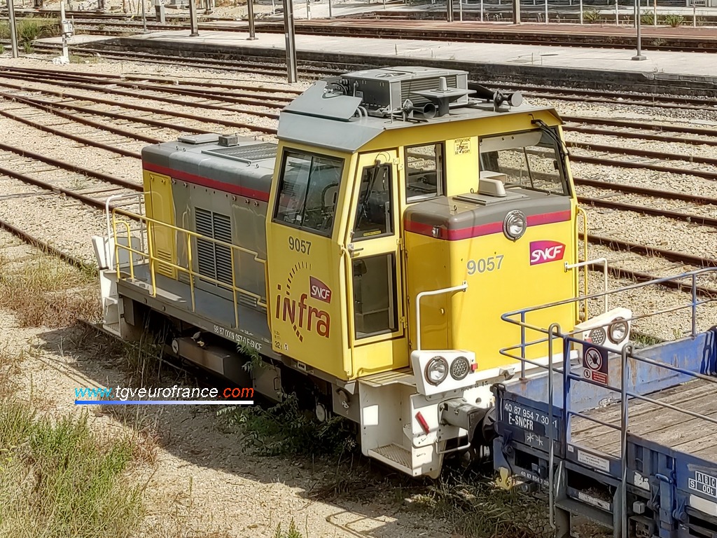 Le locotracteur Y 9057 de SNCF Réseau modernisé par Socofer
