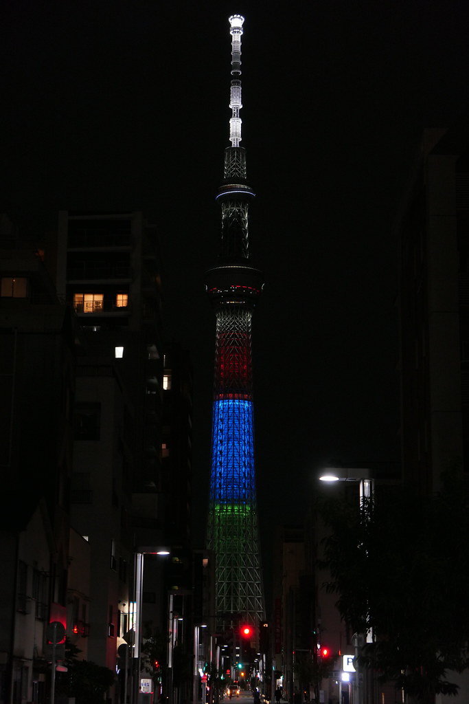 Tokyo Skytree “Tokyo 2020 Paralympics” Special lighting