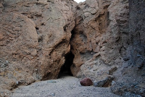 The entrance to Slot 5 in Sidewinder Canyon, Death Valley National Park, California