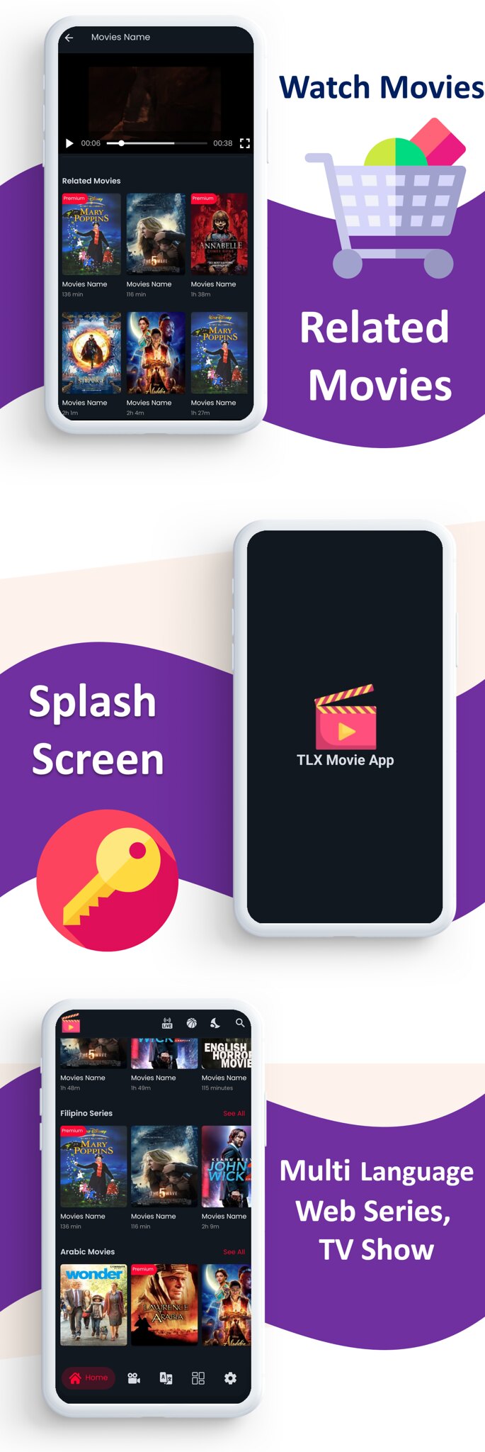 TLX Movies App | Web Series, Movies,  Videos Streaming, Live TV | Payment Gateways | Subscriptions - 4