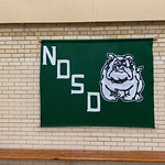 NSDS Banner in Gym North Dakota School for the Deaf @ Devils Lake, North Dakota