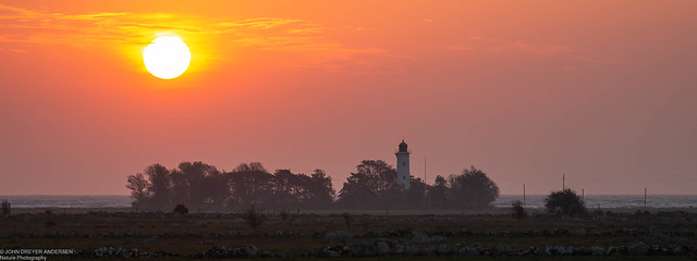 Morning Segerstad lighthouse Öland, Sweden