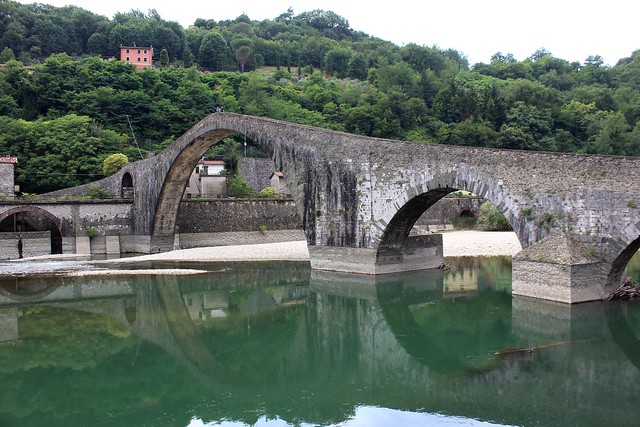 Ponte del Diavolo a Borgo a Mozzano, Lucca.