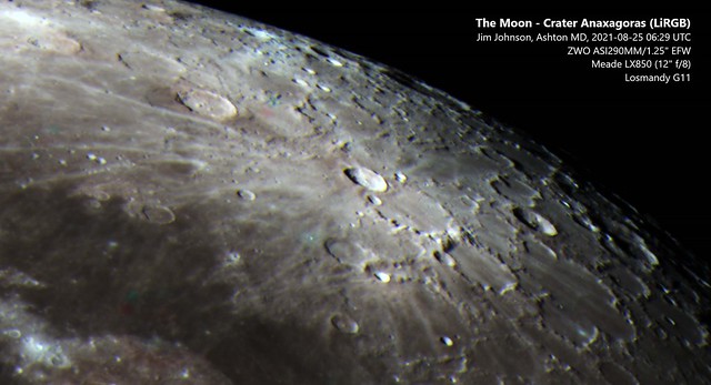 Moon - 2021-08-25 06:29 UTC - Crater Anaxagoras LiRGB