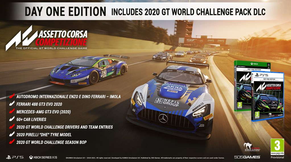 Assetto Corsa Competizione On PS5 & Xbox Series X