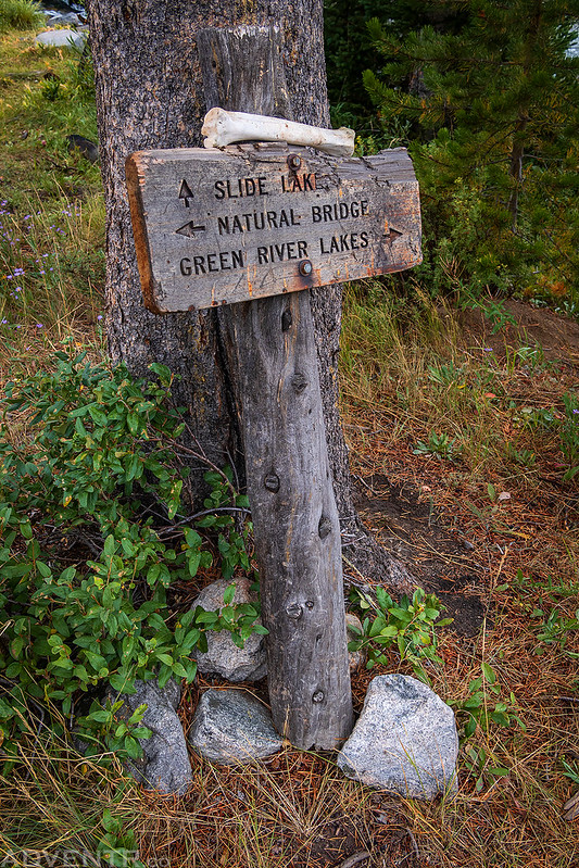 Slide Lake Junction Sign