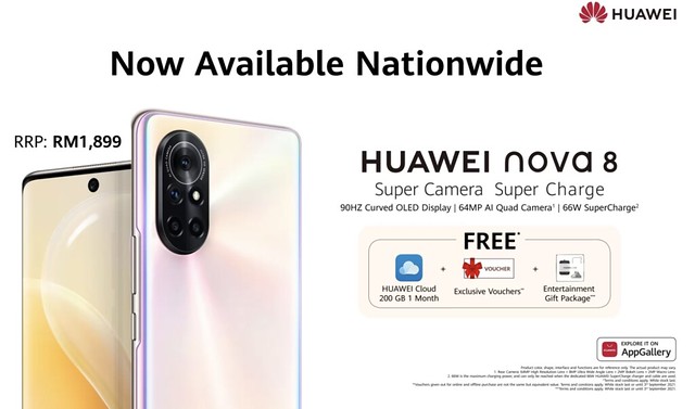 Huawei Nova 8 Dilancar Di Malaysia Dengan Harga Rm1,899
