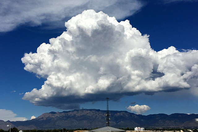 Albuquerque, New Mexico, USA. Sandia Mountains in the background.