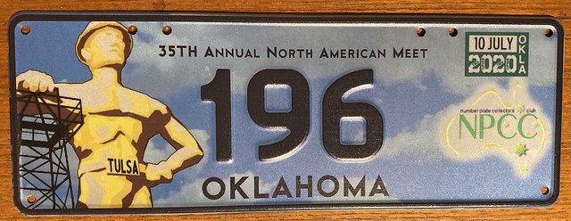 NPCC, Tulsa Oklahoma license plate collectors meet.