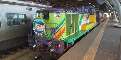 JR Hokkaido DE10 series (Norocco) in Asahikawa.Sta, Hokkaido, Japan /Aug 8, 2021