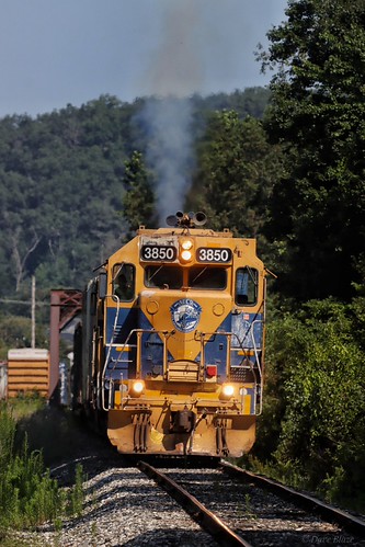 Throttling Up by Dave Blaze Rail Photography, Another shot from this fun morning.

New England Central Railroad train 608, the Mon-Fri Willimantic