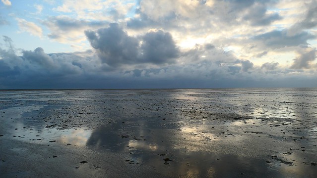 Low tide at Boschplaat, Wadden Terschelling