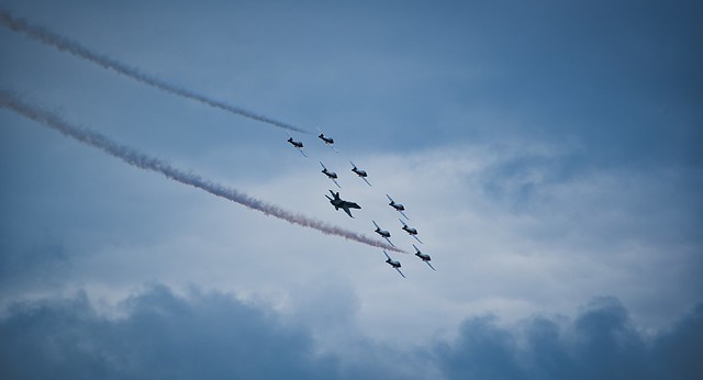 2021 - Vancouver - Snowbirds Fly Past - 1 of 2