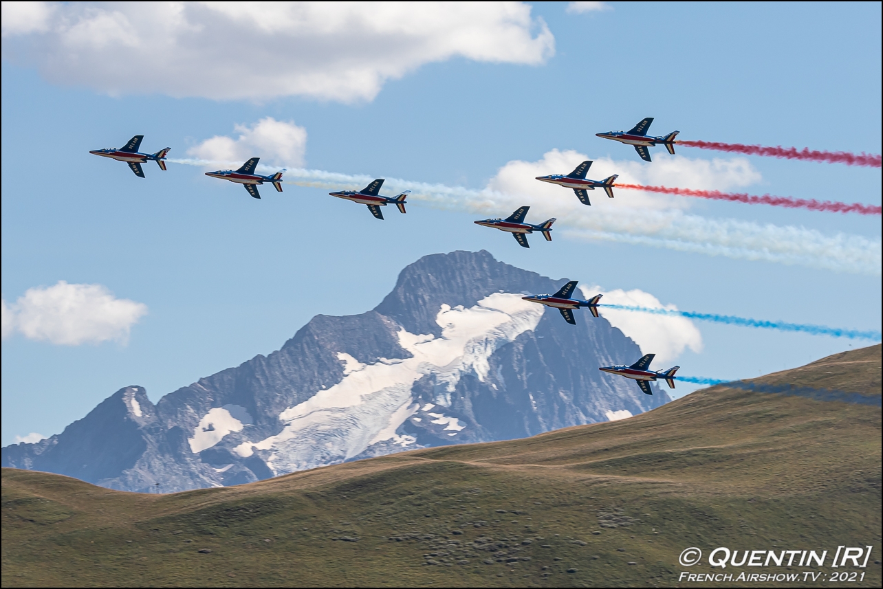 Patrouille de France Fete de l Air de l Alpe d'Huez 2021 Montagne Auvergne Rhone Alpes 