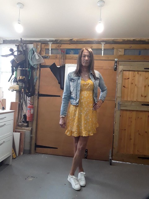 New dress and pumps
