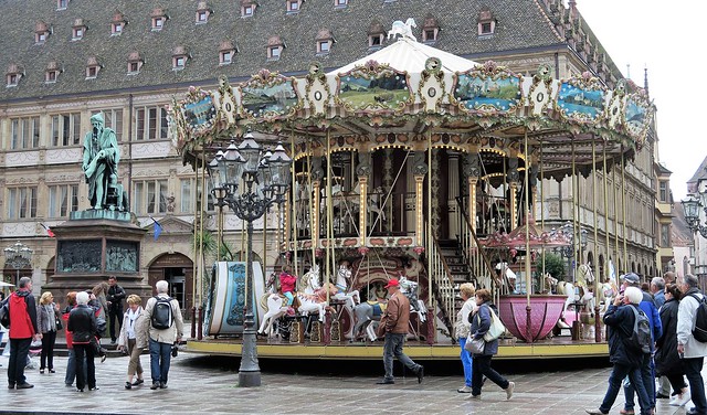 Carrousel 1900 Place Gutenberg - Strasbourg