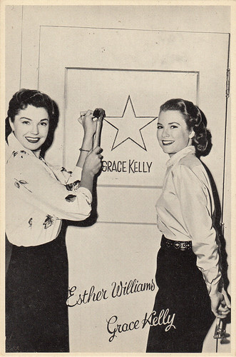 Esther Williams and Grace Kelly