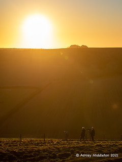Sunset from Barbury Castle