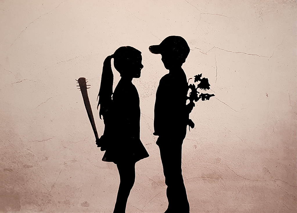 Banksy - Boy meets Girl | PLADIR | Flickr