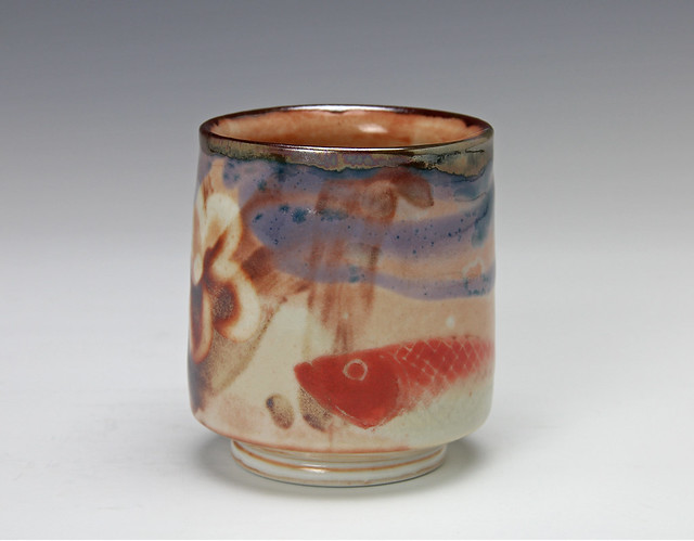 Shino Porcelain Pottery Cup 4 - Bruce Gholson
