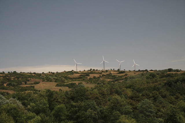 wind farm in Rocca San Felice