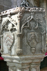 Detail of font