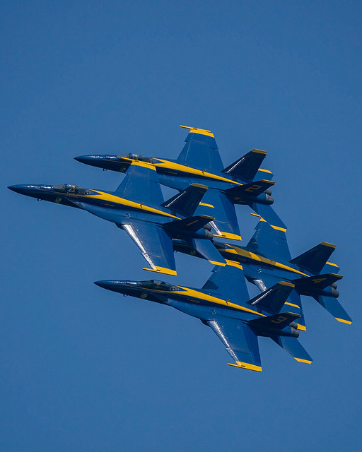 Chicago Air & Water Show 2021: U.S. Navy Blue Angels Demonstration