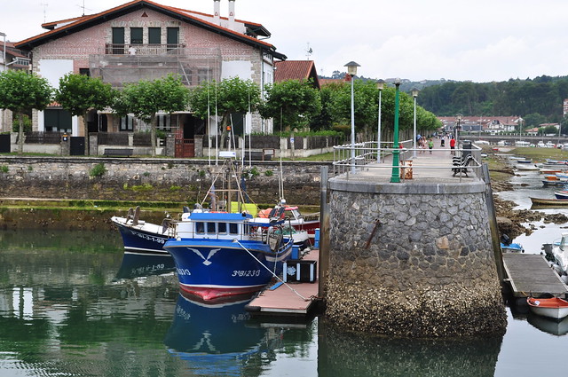 Au port, Plentzia, Uribe, Biscaye, Pays basque, Espagne.