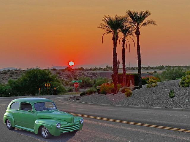 Sunrise on Old El Mirage Road