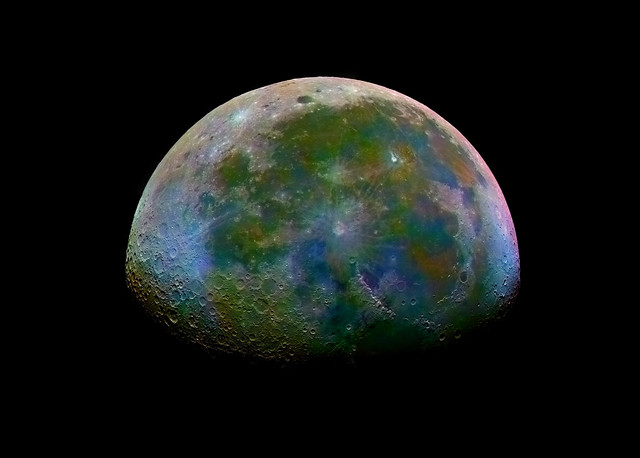 The Waning Gibbous Moon in Colour and in High Resolution on Lunation Day 21 - Sept 1, 2018