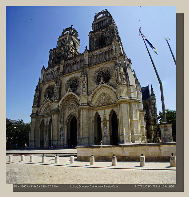 Loiret, Orléans, Cathédrale Sainte-Croix d'Orléans