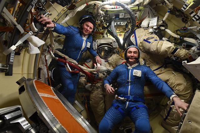 Oleg and Pyotrr finished spacewalk