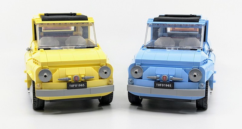 LEGO Fiats Compared