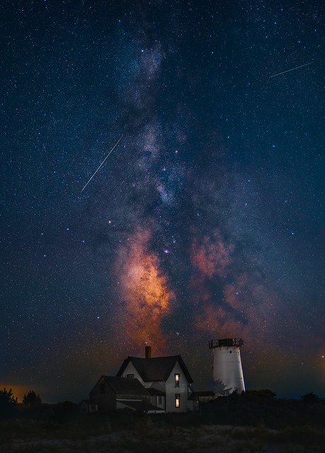 Cape Cod Lighthouse Milky Way