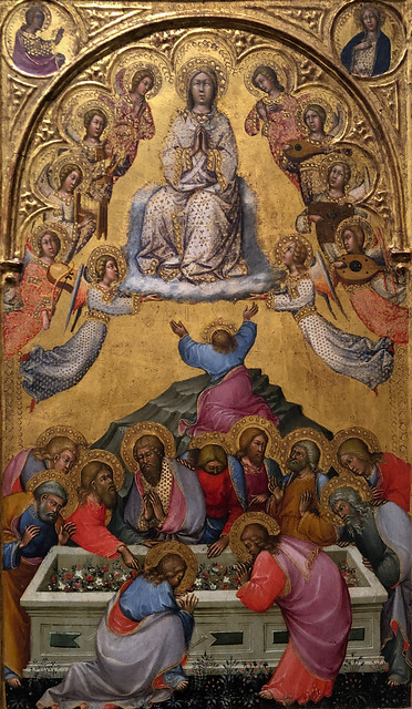 1385 (ca.), Paolo di Giovanni Fei, The Assumption of the Virgin -- National Gallery of Art (Washington)