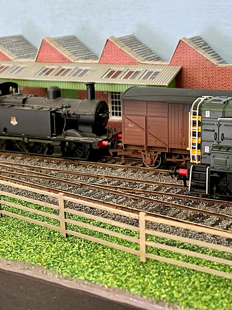 Jinty & a class 08 at Melcome Road Sidings
