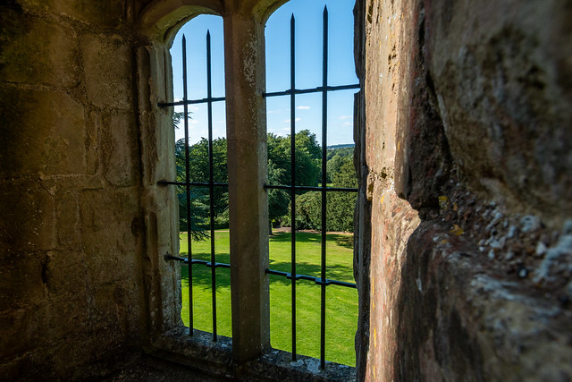 Old Wardour Castle window