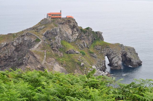 Ermitage de Gaztelugatxeko Doniene, réserve naturelle de Gastelugatxe, Bermeo, Busturialdea, Biscaye, Pays basque, Espagne.