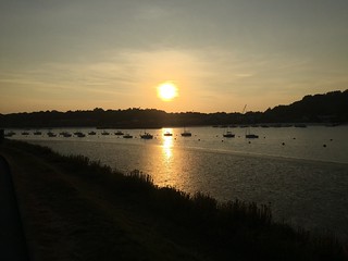 Sunset over the Medway