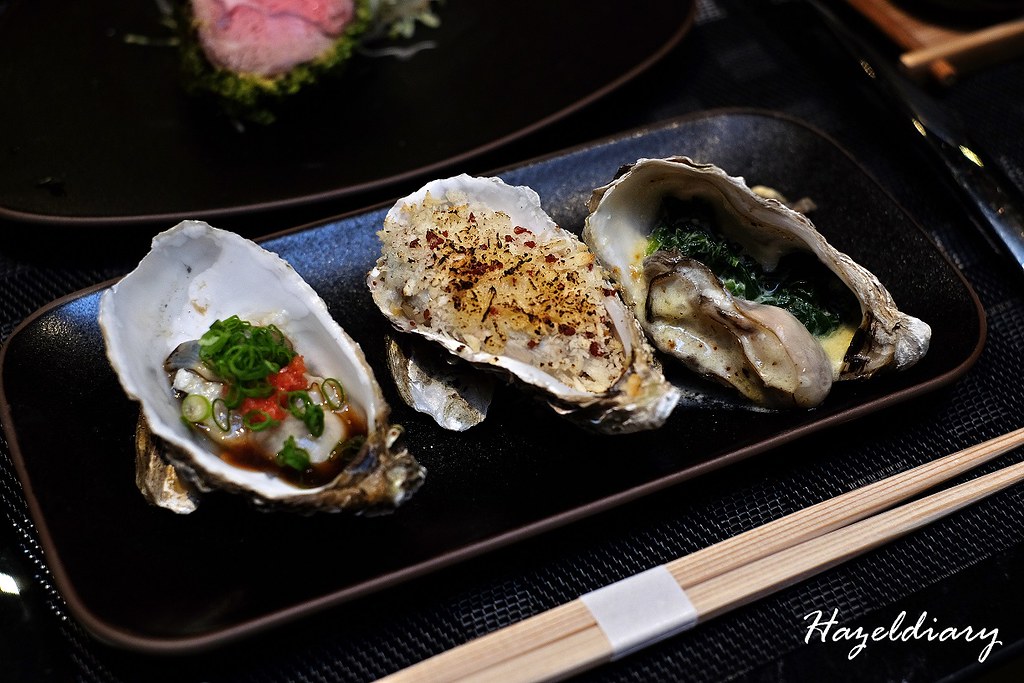 Ren Lounge Omakase-Trio Oysters