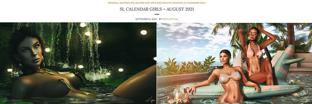SL Calendr Girls - August 2021