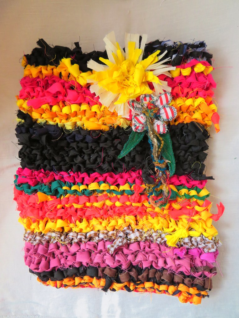 Knitted gift bag