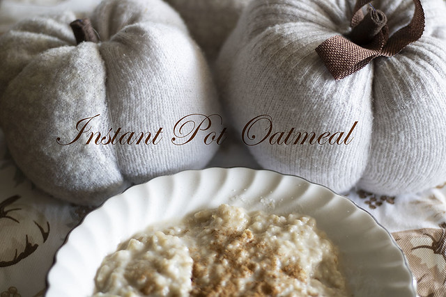 Instant Pot Oatmeal
