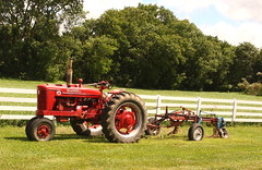 Farmall Tractor and Plow