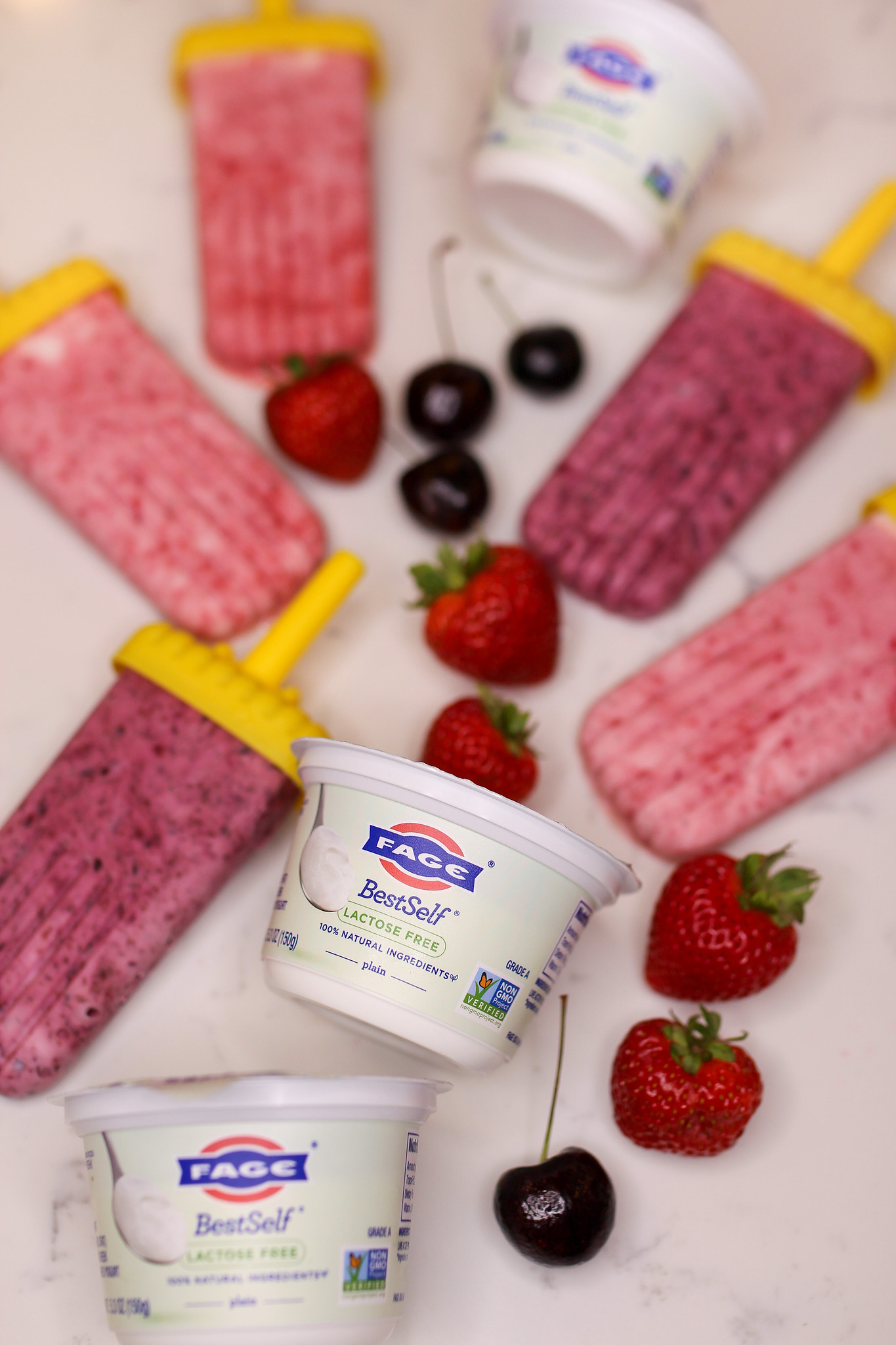 FAGE Yogurt Ice Pops | 3 Ingredient Yogurt Ice Pops